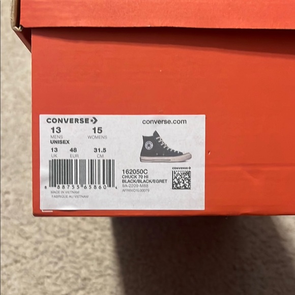 Converse Black Canvas Sneakers - Picture 2 of 2